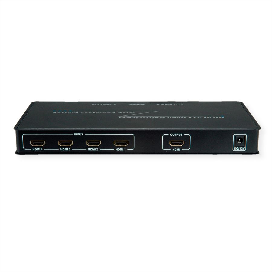 ROLINE HDMI 4x1 QUAD Multi-Viewer, with Seamless Switch