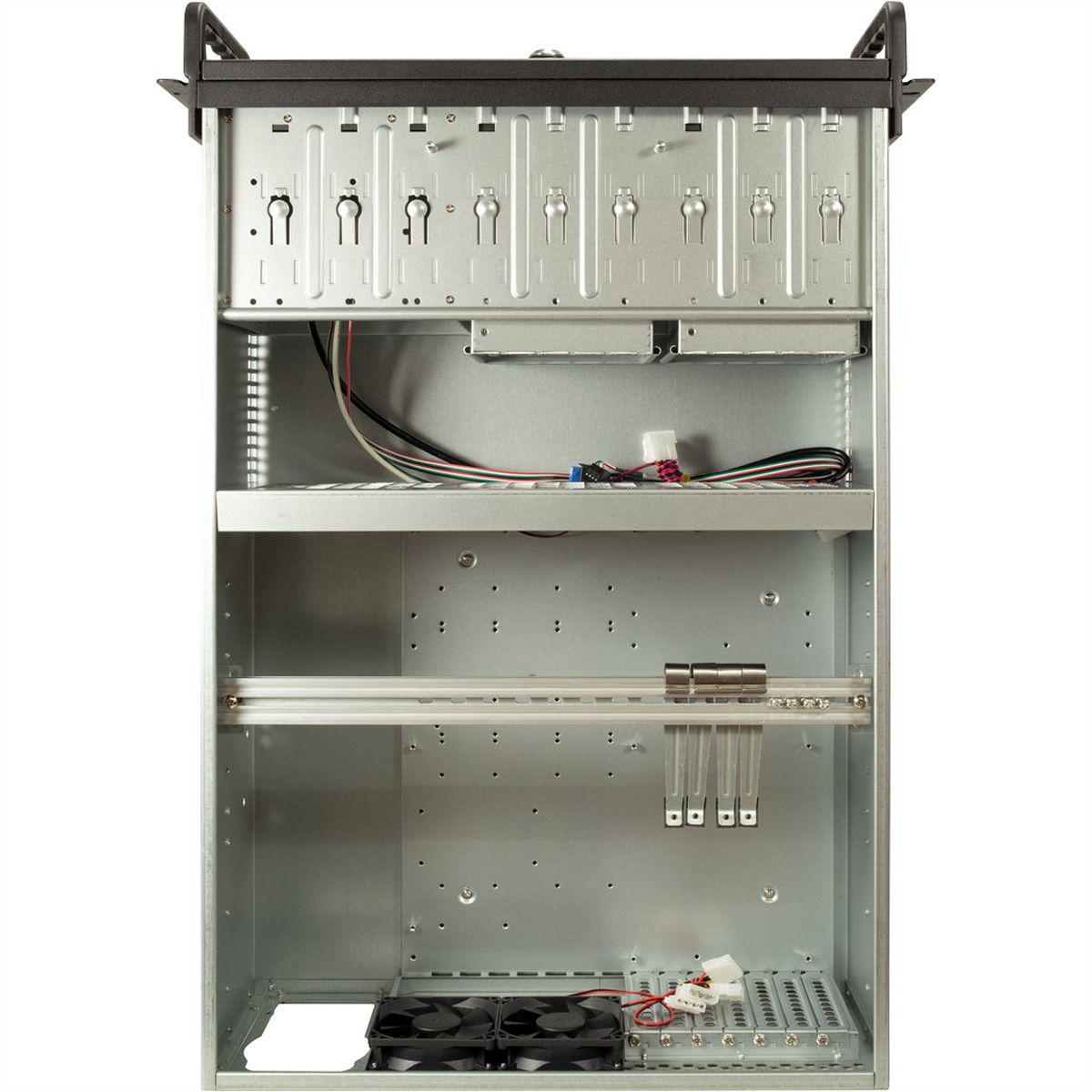19" Industrial Rack-Mount Server Chassis, 4UH, IPC 4U-4129L, black
