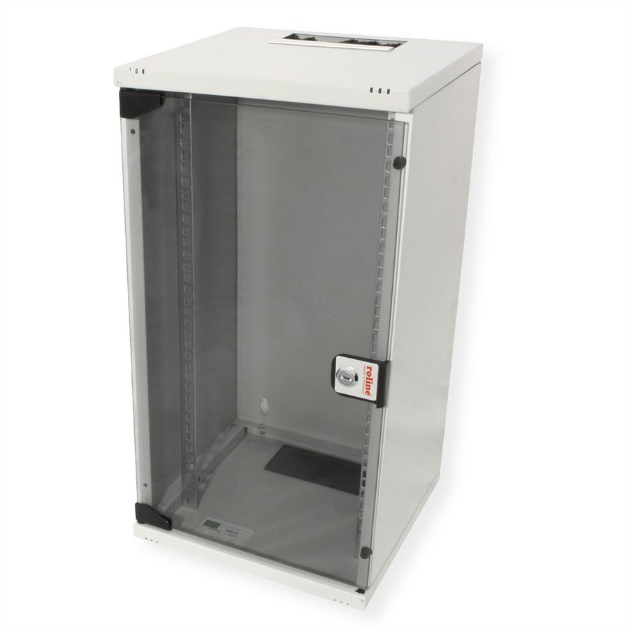 ROLINE 10-inch wall-mounted enclosure 12 U, 312x300 WxD grey