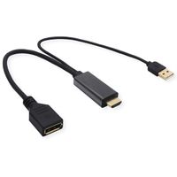 VALUE Cableadapter, v1.2, HDMI M - DP F