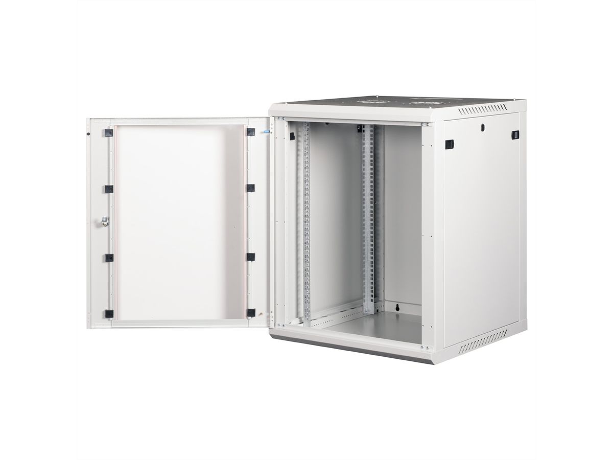 ROLINE 19" Wall Cabinet Basic Plus 15U, 600x600 BxT grey