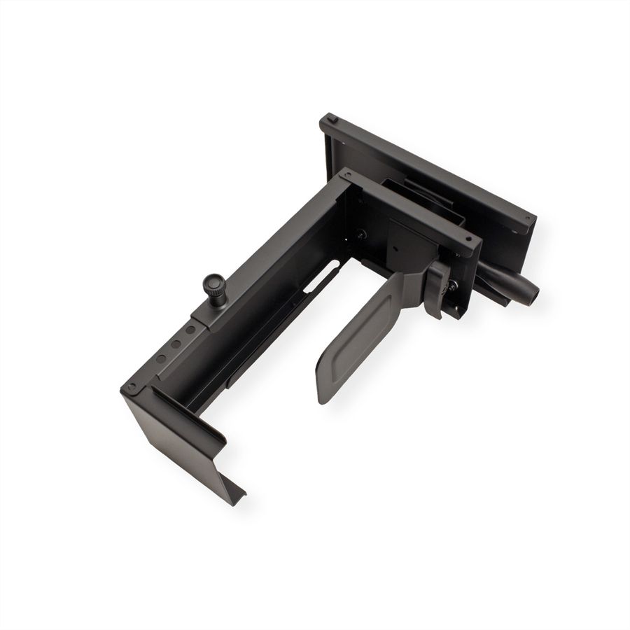 ROLINE Mini PC Holder, extendable, with rotation function, black