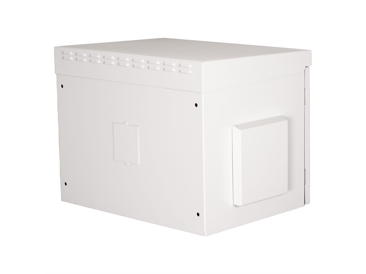 ROLINE 19-inch wall-mounted housing Pro 7 U, 600x450 WxD IP55 outdoor grey