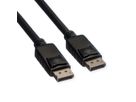 ROLINE DisplayPort v1.2 Cable, TPE, DP-DP, M/M, black, 5 m