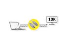 ROLINE DisplayPort Cable, v2.1, 10K@60Hz, 54Gbit/s, UHBR13.5, DP-DP, M/M, black, 3 m