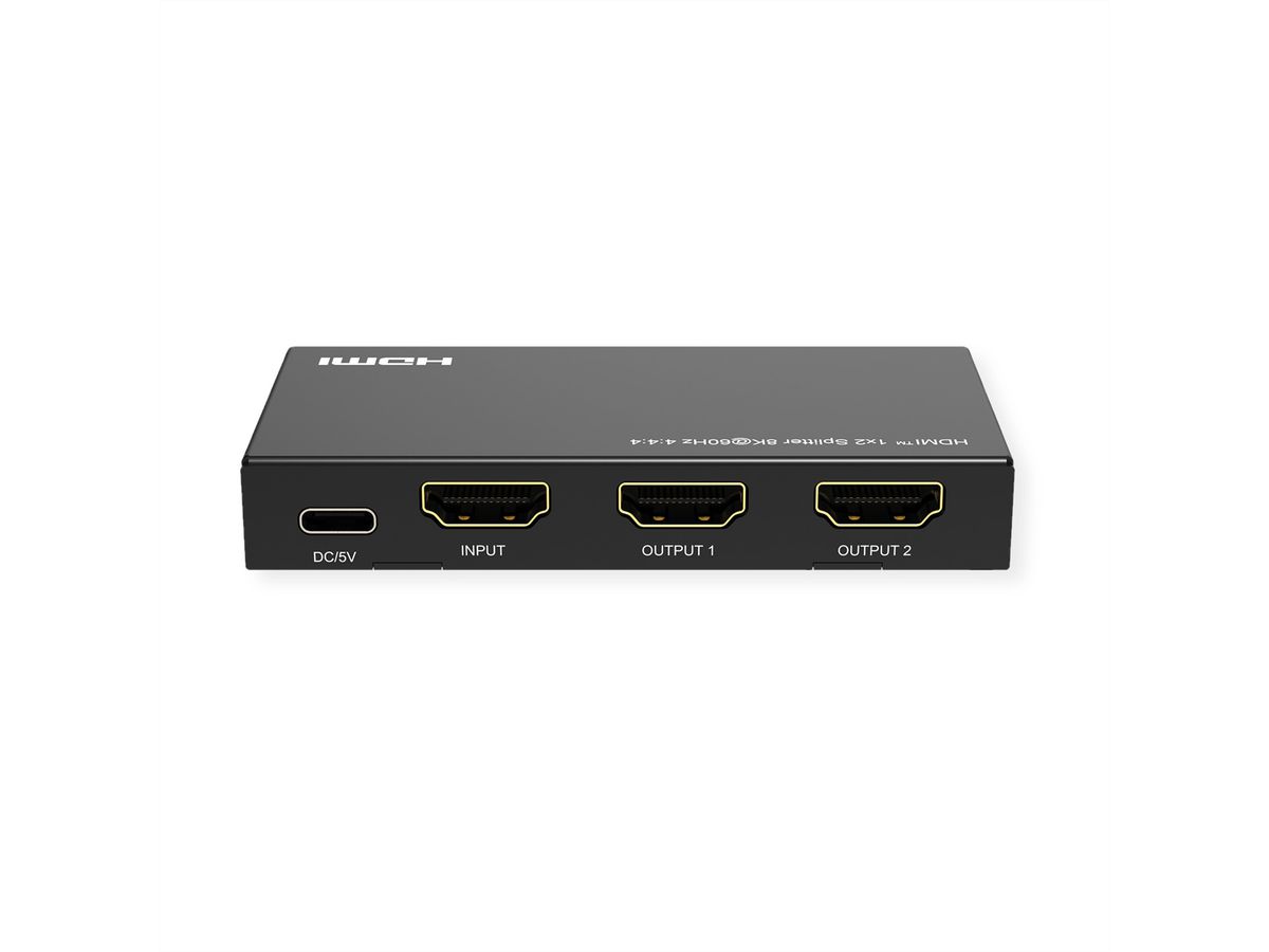 ROLINE HDMI Splitter, 8K60Hz, 1x2