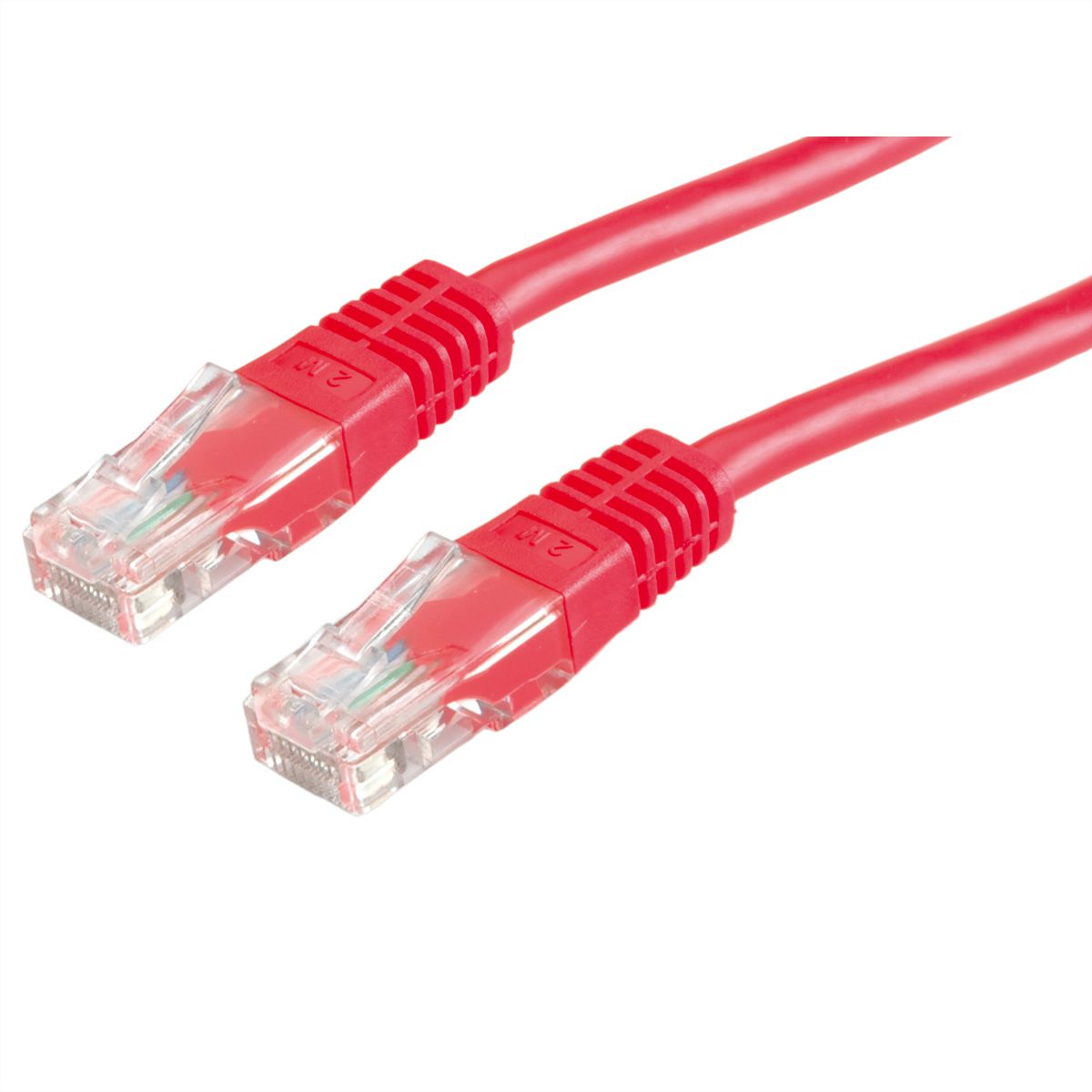 ROLINE UTP Patch Cord Cat.5e (Class D), PoE, red, 3 m