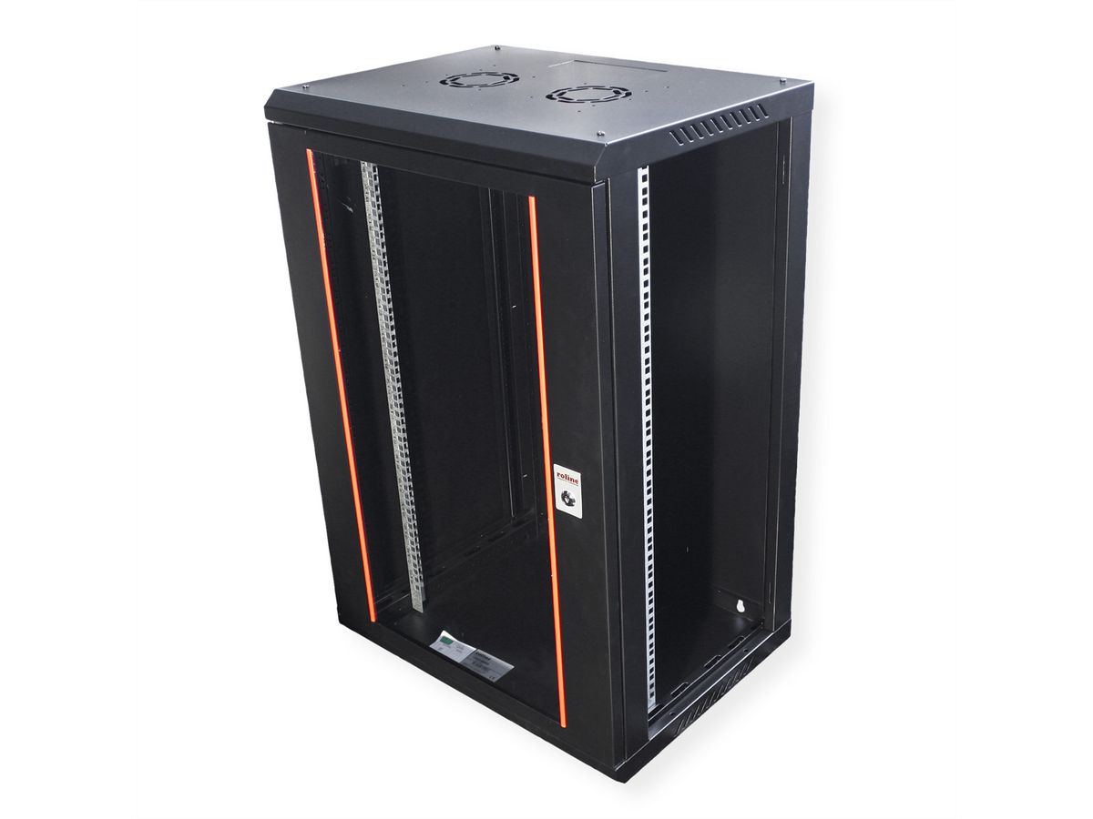 ROLINE 19" Wall Cabinet Basic Plus 18U, 600x450 BxT black
