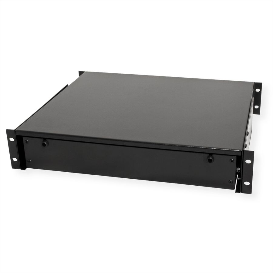 ROLINE 19-inch keyboard insert 2 U, 400 T lockable black