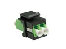 ROLINE Fiber Optic Keystone Jack, LC/LC Duplex, Multimode, OM5