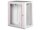 ROLINE 19" Wall Cabinet Basic Plus 15U, 600x450 BxT grey