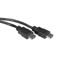 STANDARD HDMI High Speed Cable with Ethernet, HDMI M - HDMI M, black, 1 m