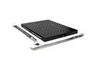 ROLINE 19-inch shelf 1 U, extendable 550 T 25 kg black