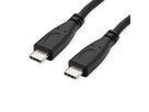 ROLINE USB 3.2 Gen 2 Cable, PD (Power Delivery) 20V5A, with Emark, C-C, M/M, black, 0.5 m