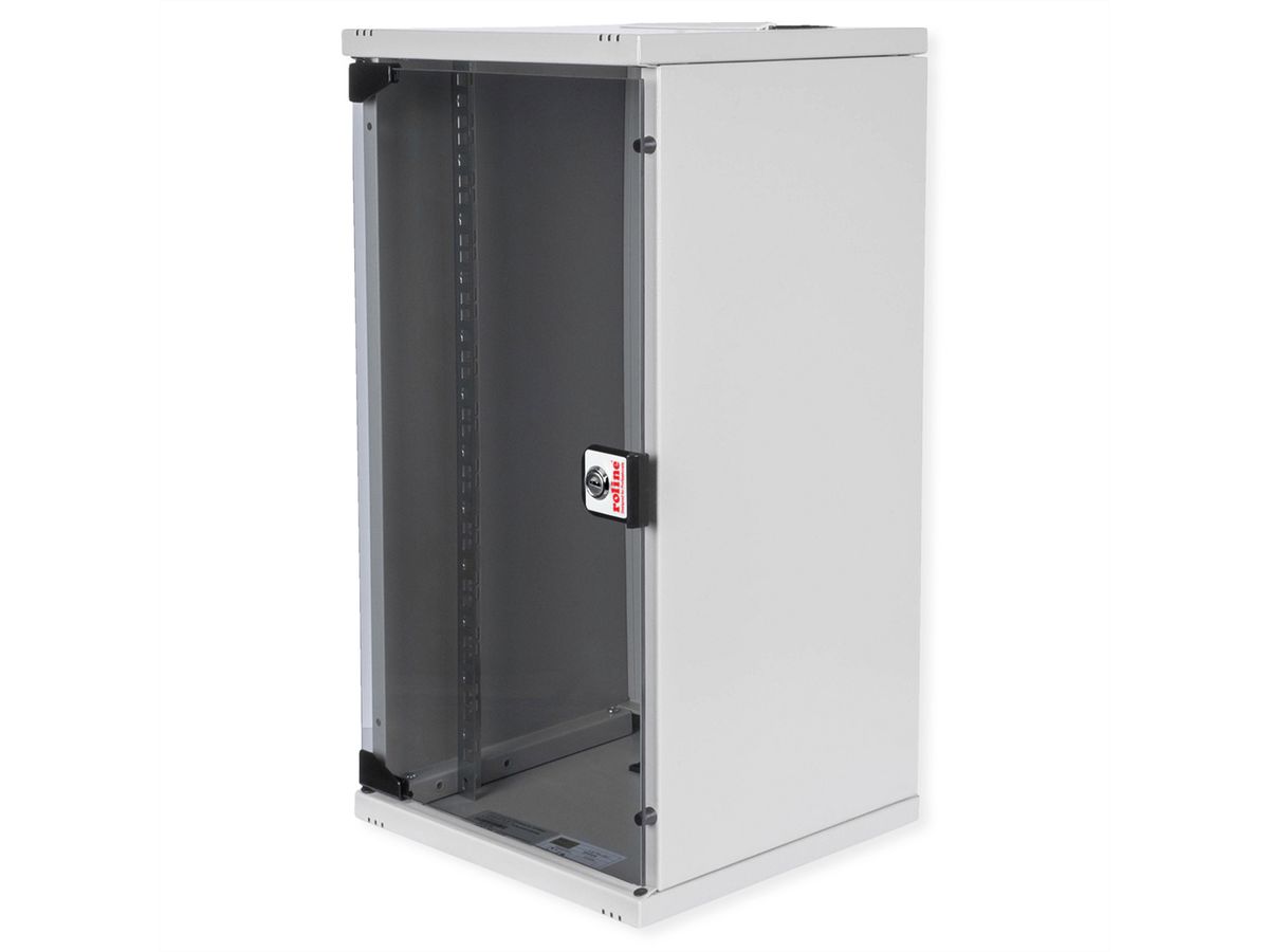 ROLINE 10-inch wall-mounted enclosure 12 U, 312x300 WxD grey