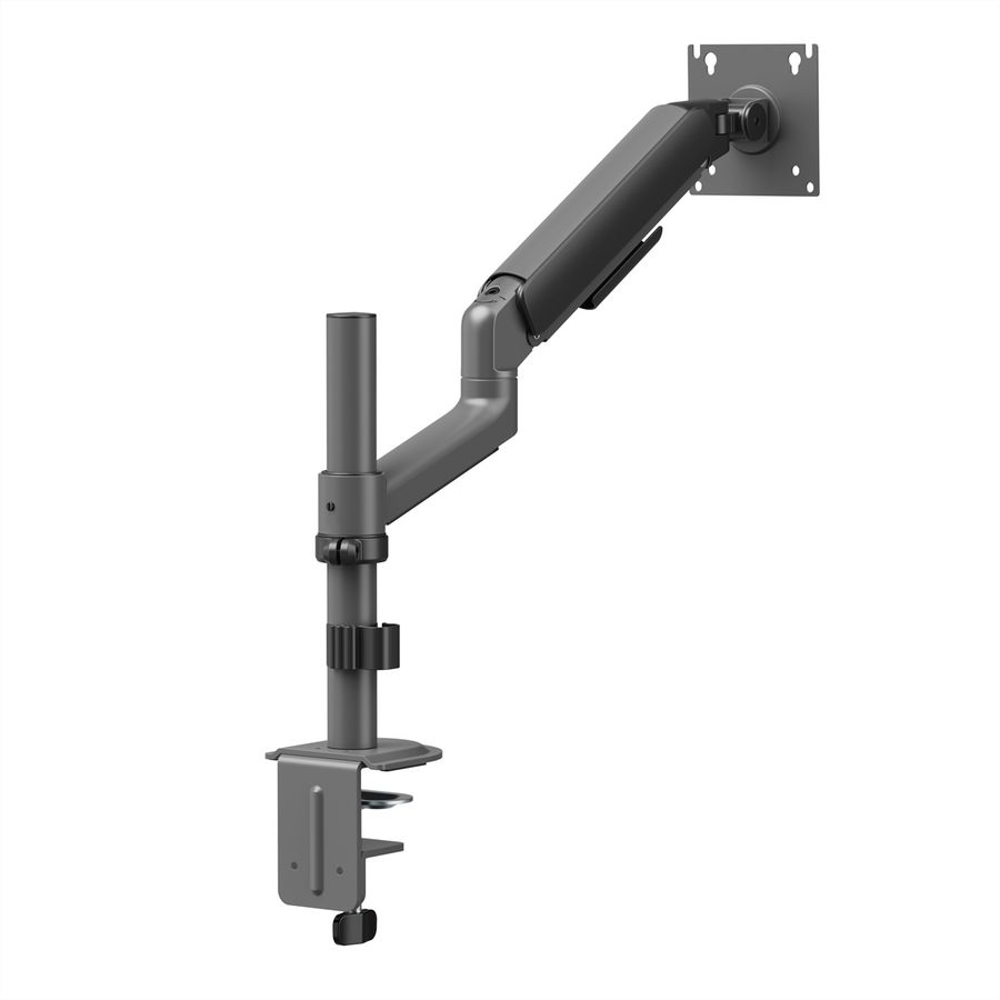 STANDARD Pole-Mounted Monitor Arm, Mechanical Spring, < 10 kg, < 81,3 cm (32"), black