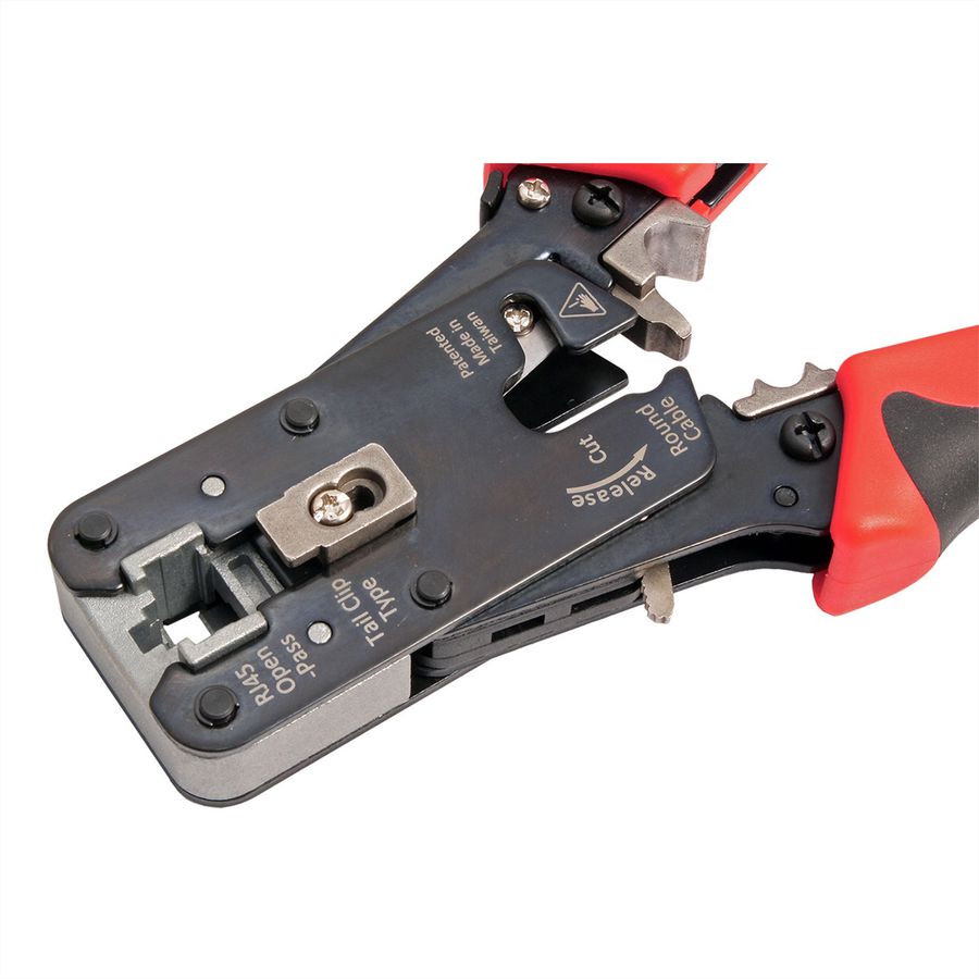 VALUE Crimping Tool for Pass-Through Modular Plugs