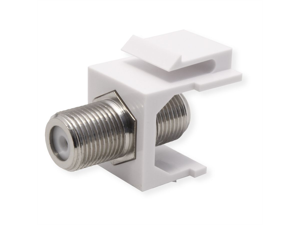 VALUE F-Type Keystone Coupler, Plastic