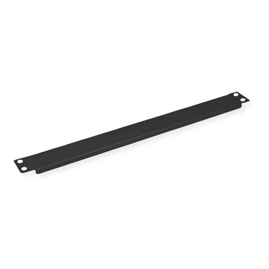 19" Blank Panel, 1U, Metal, black