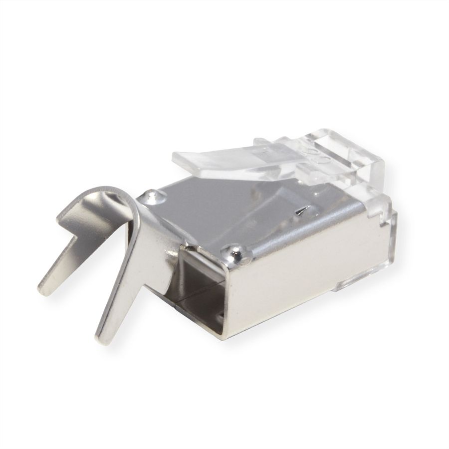 ROLINE Cat.6 (Class E) Modular Plug, STP, short body, 10 pcs.