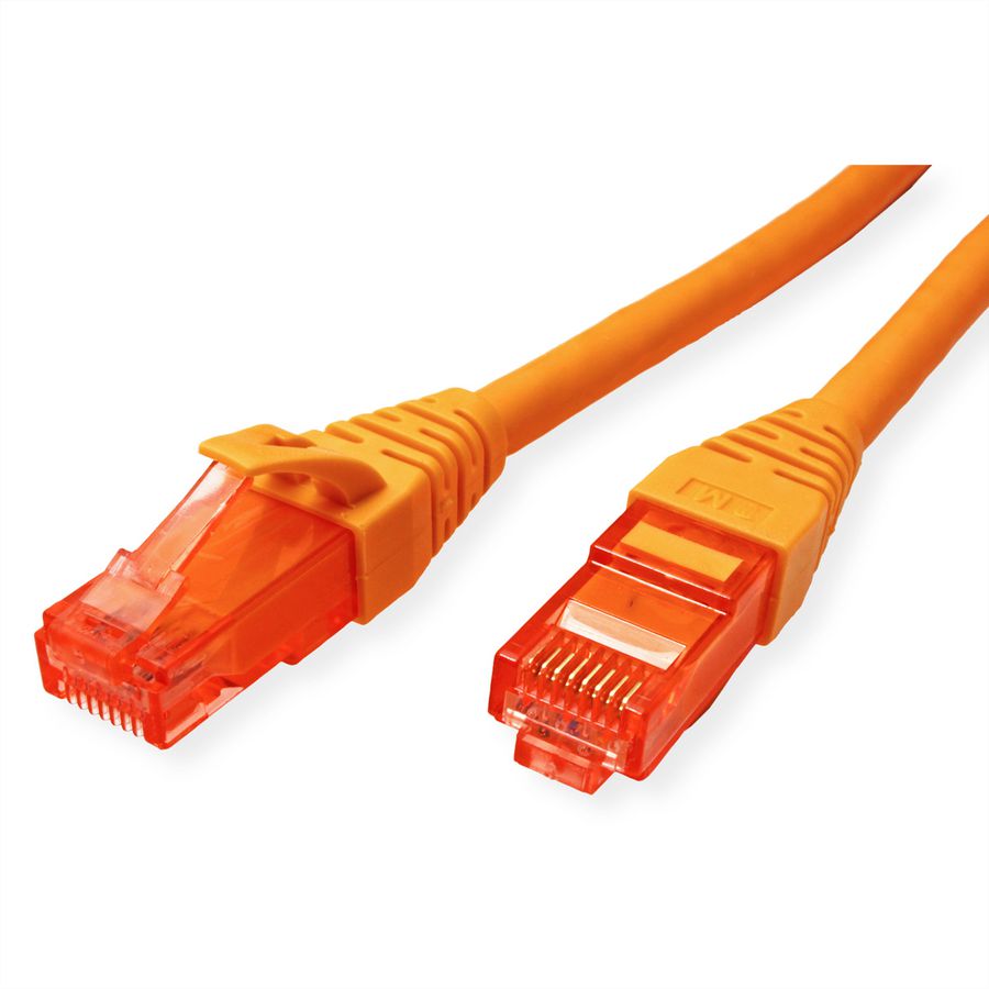 ROLINE UTP Cable Cat.6 Component Level, LSOH, orange, 0.5 m