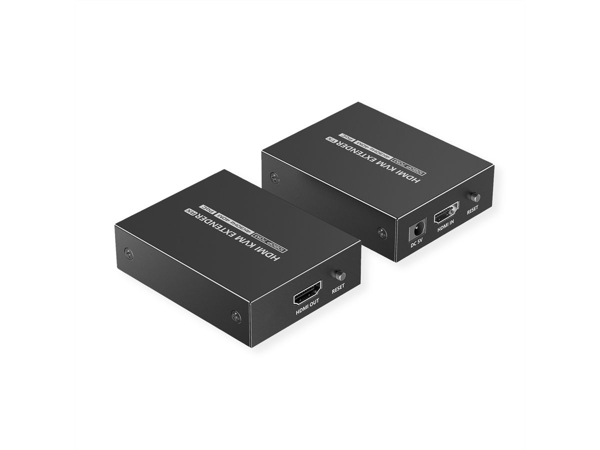 VALUE KVM Extender over Cat. 6/6A, HDMI, 4K@30Hz, max. 40m