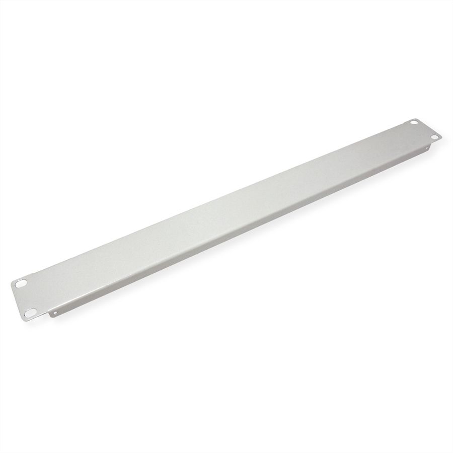 VALUE 19" Blank Panel, 1U, Metal, grey