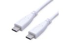 VALUE USB 3.2 Gen 2 Cable, PD (Power Delivery) 20V5A, with Emark, C-C, M/M, white, 1 m