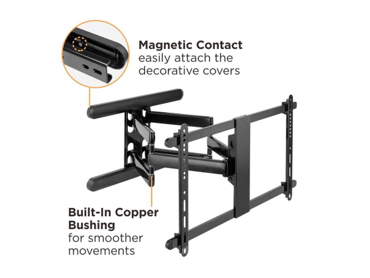 ROLINE PREMIUM Solid Wall Mount TV Holder, up to 203 cm (37" - 80")