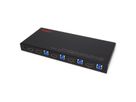 ROLINE KVM Switch, 4 PCs, HDMI 4K@60Hz, with 3 Port USB 3.2 Gen1 / USB 3.0 Hub