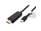 VALUE Mini DisplayPort Cable, Mini DP-UHDTV, M/M, black, 2 m