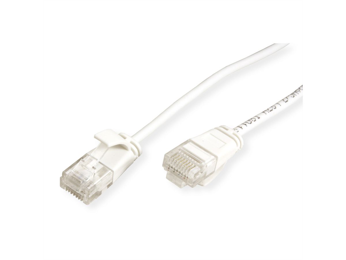 ROLINE UTP Data Center Patch Cord Cat.6A (Class EA), LSOH, Slim, white, 2 m