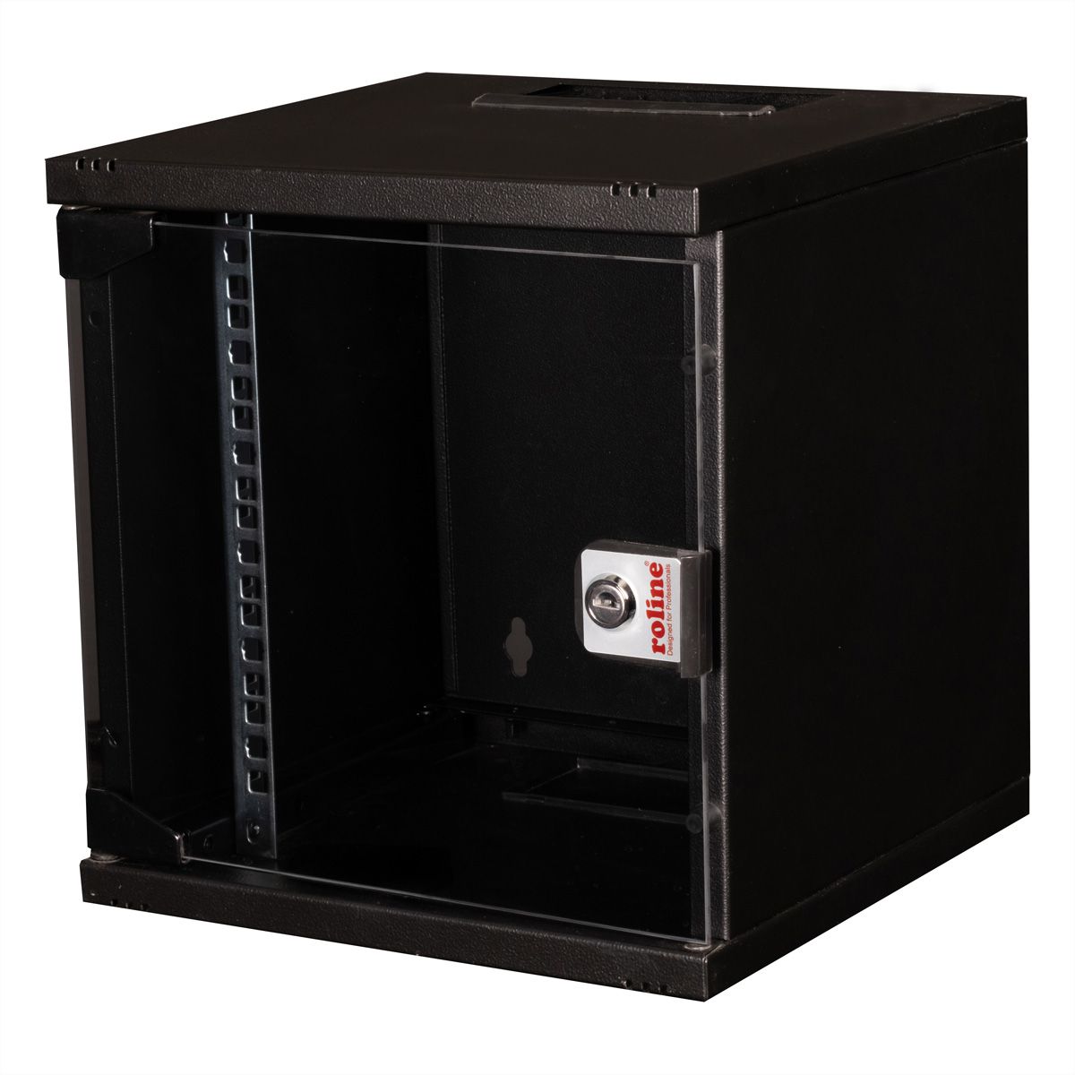 ROLINE 10-inch wall-mounted housing 6 U, 312x300 WxD black