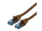 ROLINE UTP Patch Cord Cat.6A, Component Level, LSOH, brown, 2 m