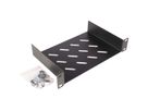 ROLINE 10-inch shelf 1 U, 150 T black