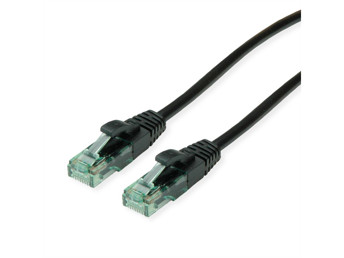 ROLINE RM UTP Patch Cord Cat.6A, black, 0.5 m