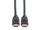 ROLINE GREEN HDMI High Speed Cable + Ethernet, TPE, M/M, black, 1 m