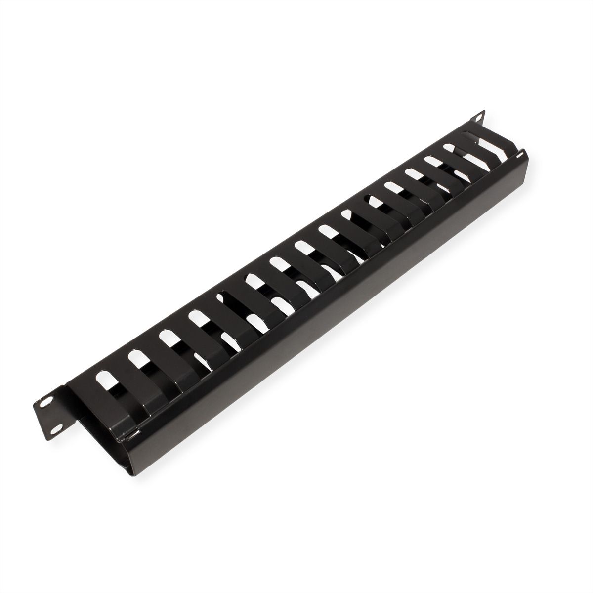 VALUE 19" Front Panel 1U with Patch channel 40 x 60 mm, black