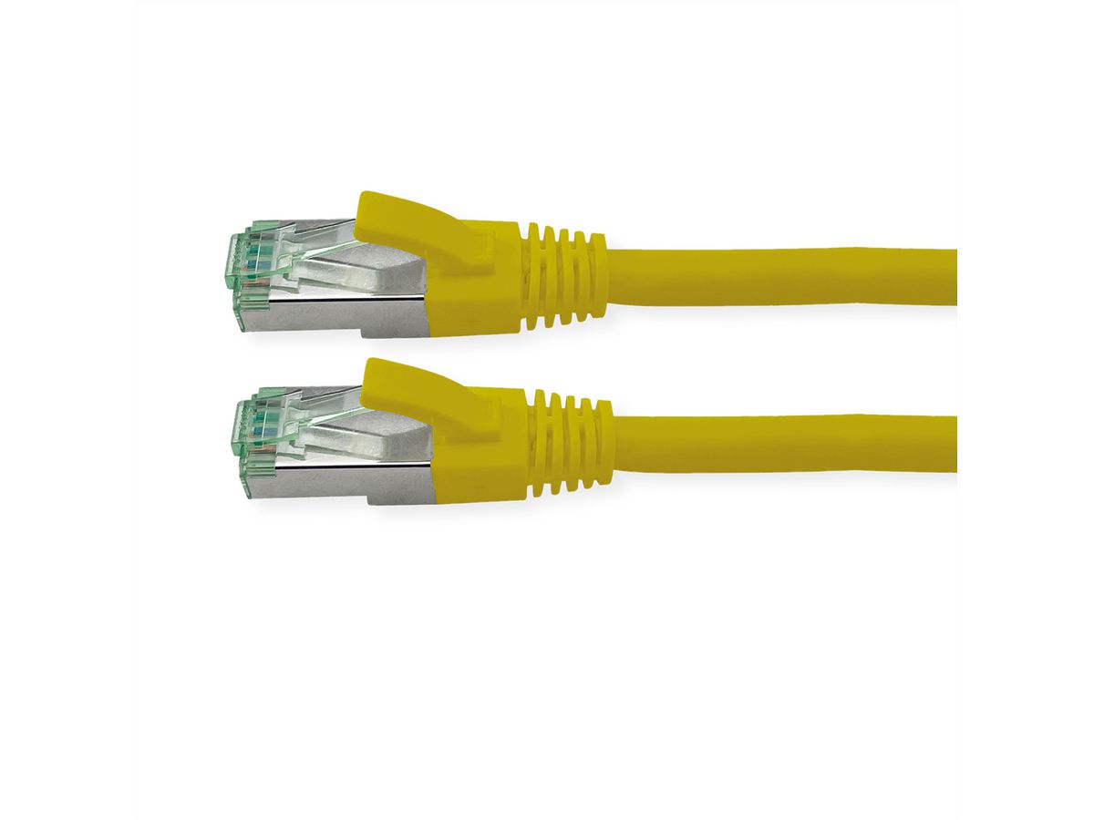 ROLINE RM S/FTP (PiMF) Patch Cord Cat.6A, yellow, 10 m