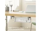 ROLINE Cable Organizer, Under Desk Mount, white, 44.9 cm
