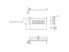VALUE 19"-Fixed Shelf, 485 x 300mm, 2U, max. 25kg, black