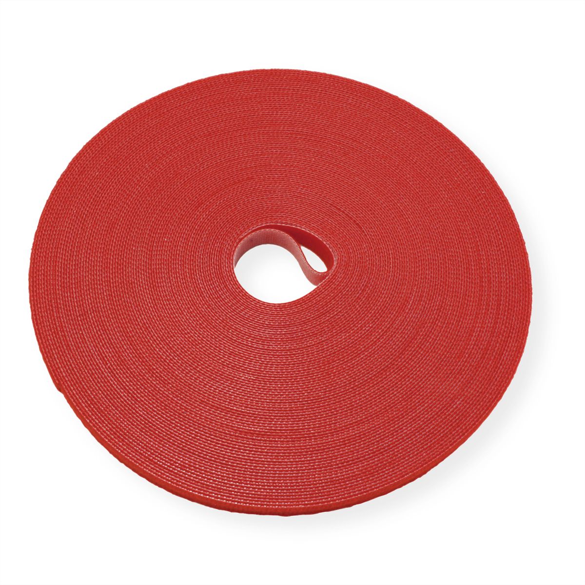 VALUE Strap Cable Tie Roll, Width 10mm, red, 25 m