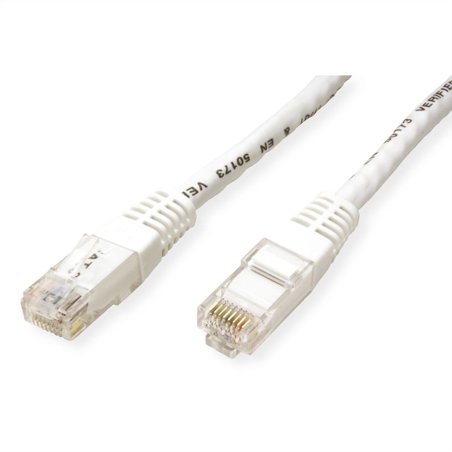 VALUE UTP Patch Cord, Cat.6 (Class E), white, 3 m