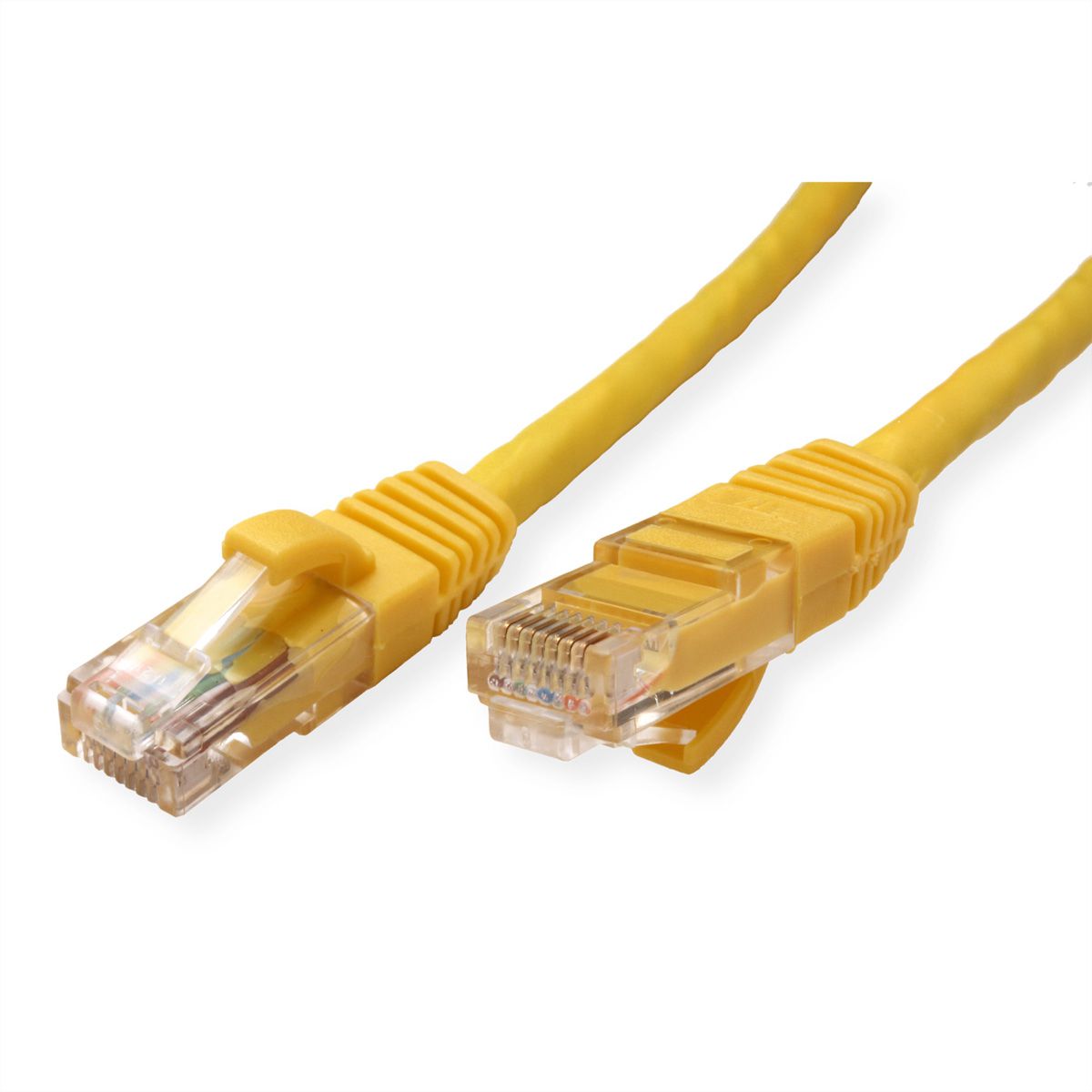 VALUE UTP Cable Cat.6 (Class E), halogen-free, yellow, 3 m