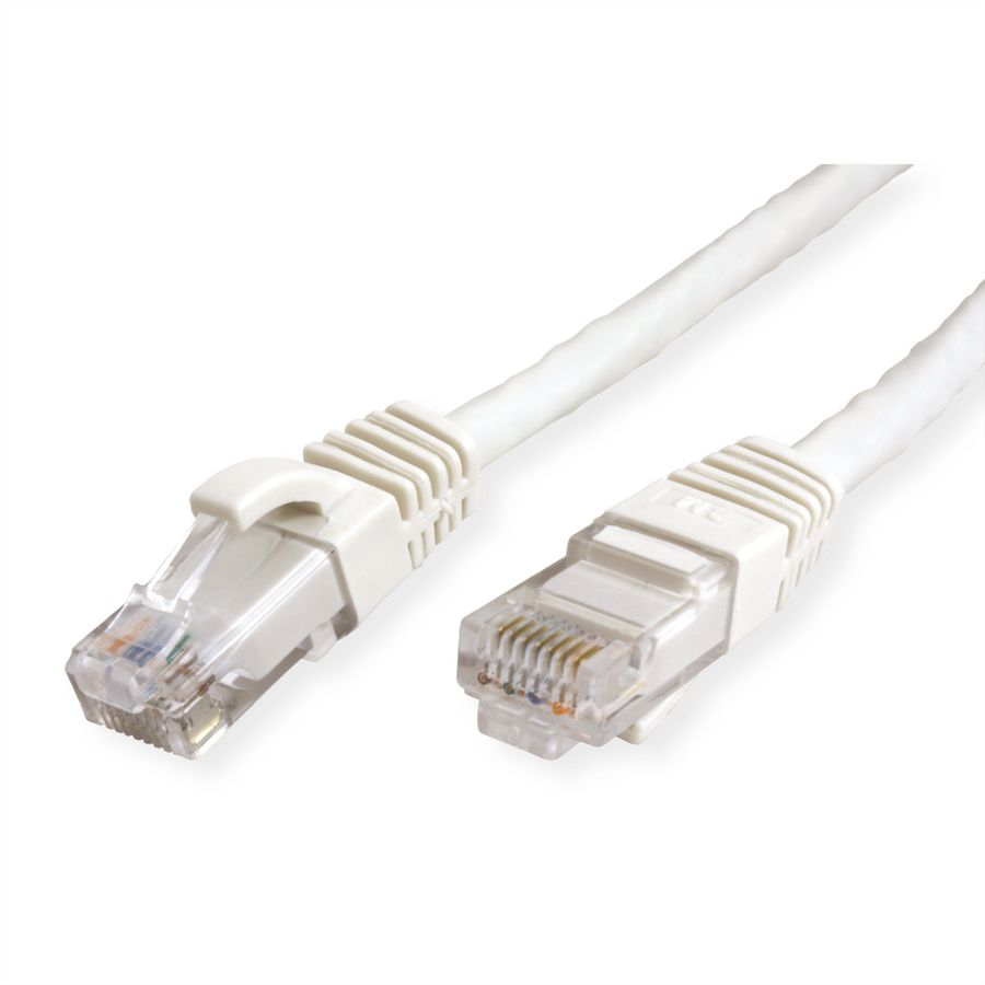 VALUE UTP Patch Cord Cat.6A (Class EA), white, 10 m