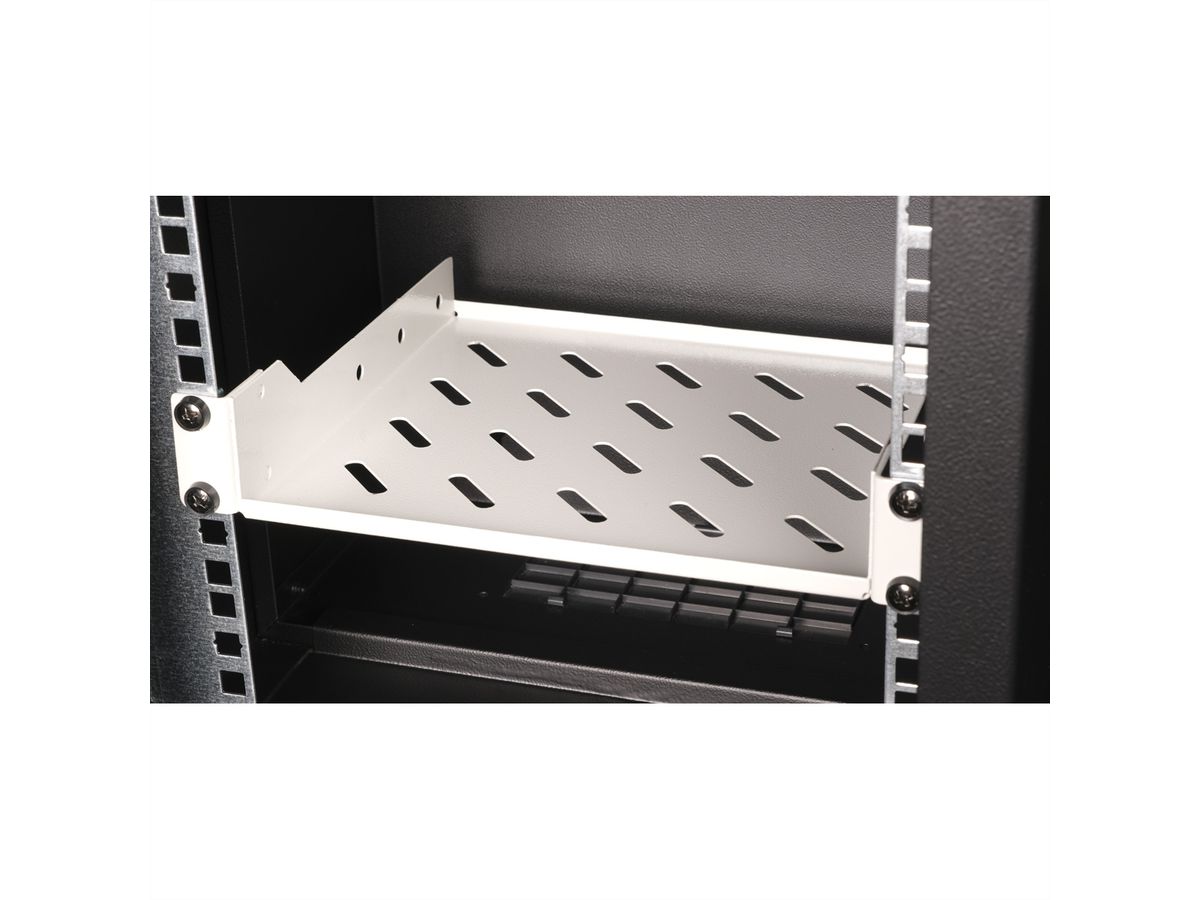 ROLINE 10-inch shelf 1 U, 200 T grey