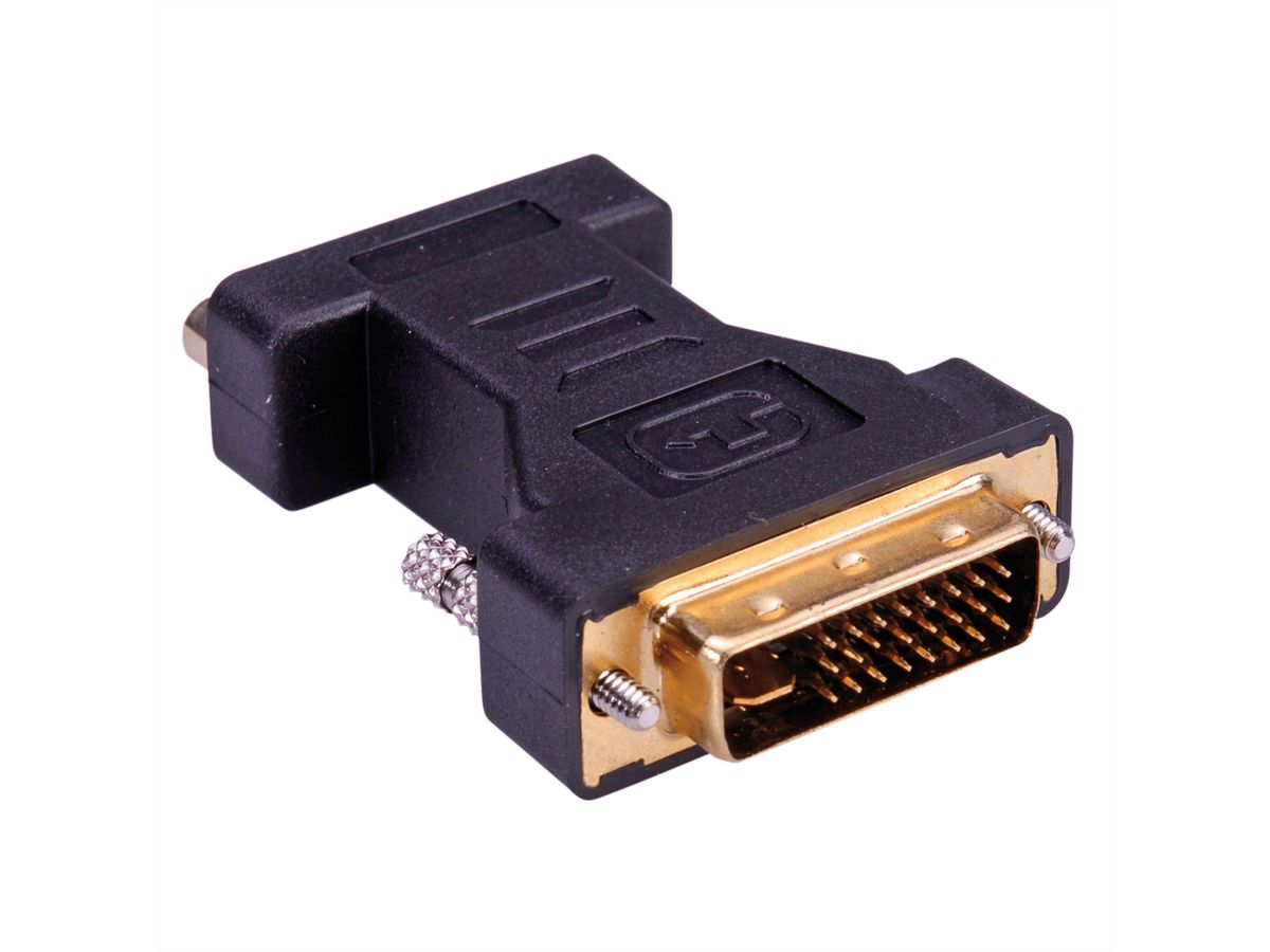 ROLINE DVI-VGA Adapter, DVI M - HD15 F