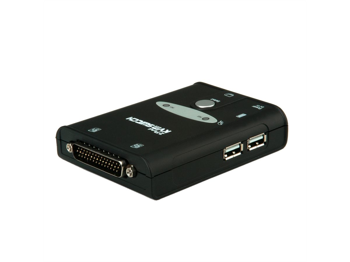 VALUE KVM Switch "Star", 1U - 2 PCs, HDMI, USB