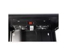 ROLINE Fan unit 2 fans, thermostat, for 19-inch wall housing black