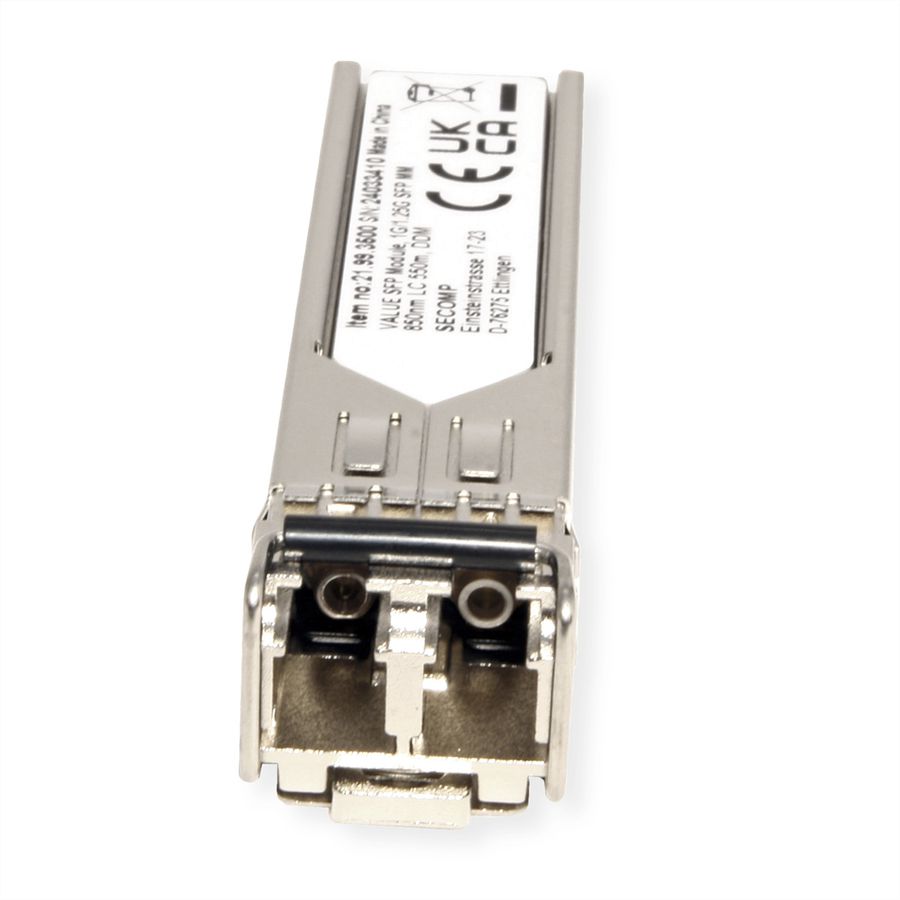 VALUE SFP Modul (Mini-GBIC) SX/LC, 1G/1.25G, Multimode, 850nm, max. 550m